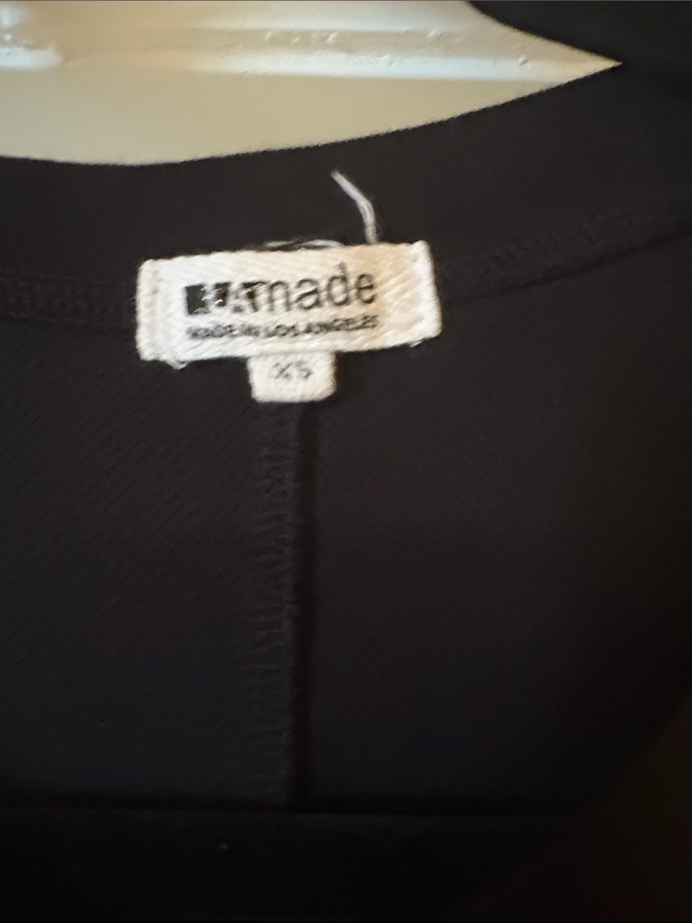 LA made Black Ribbed Tank Maxi Dress with Side Slit - Picture 2 of 3